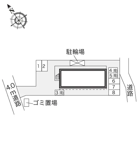 ★手数料０円★古河市上辺見　月極駐車場（LP）